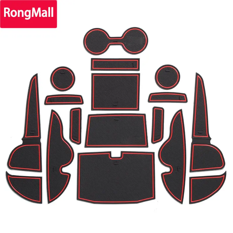 

Gate Slot Mats for Mazda BT-50 DX GT SDX 2012 - 2016 BT50 Interior Accessories Door Pad Cup Holder Non-slip Mats 15pcs