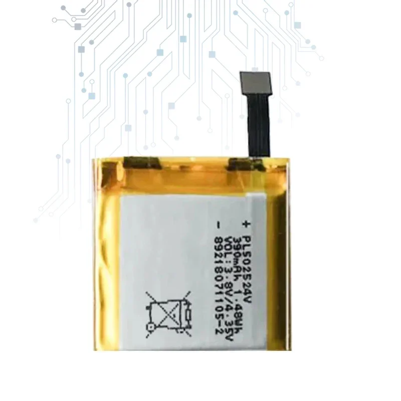 Аккумулятор для часов Huami Amazfit T-Rex Pro Res Sport 2 Verge Lite Global Stratos II A1609 Ares Bip GTR Sports