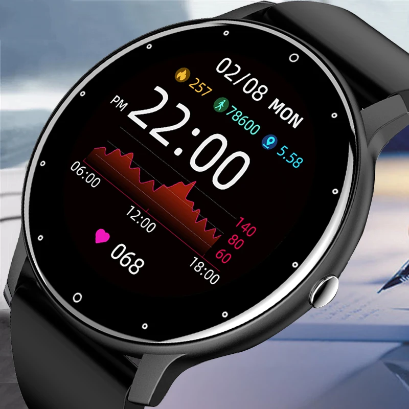 

2022 Ultrathin Smart Watch Men 1.3inch Full Touch Sport Fitness Watch IP67 Waterproof Bluetooth Answer call Smartwatch for women