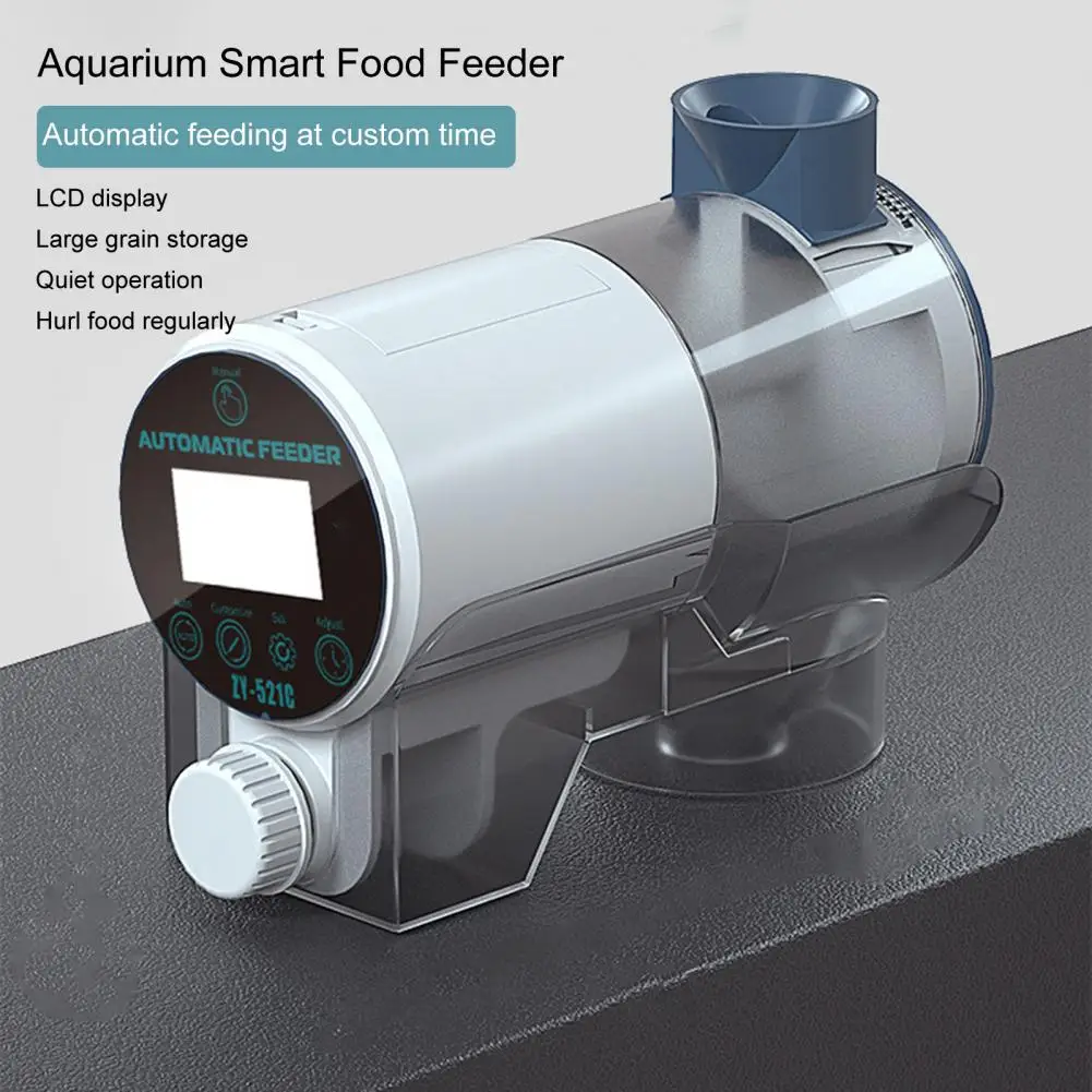 

Automatic Feeder Smart Control LCD Super Quiet Long Service Life Fish Feeding Automatic Aquarium Fish Tank Feeder for Fish Tank