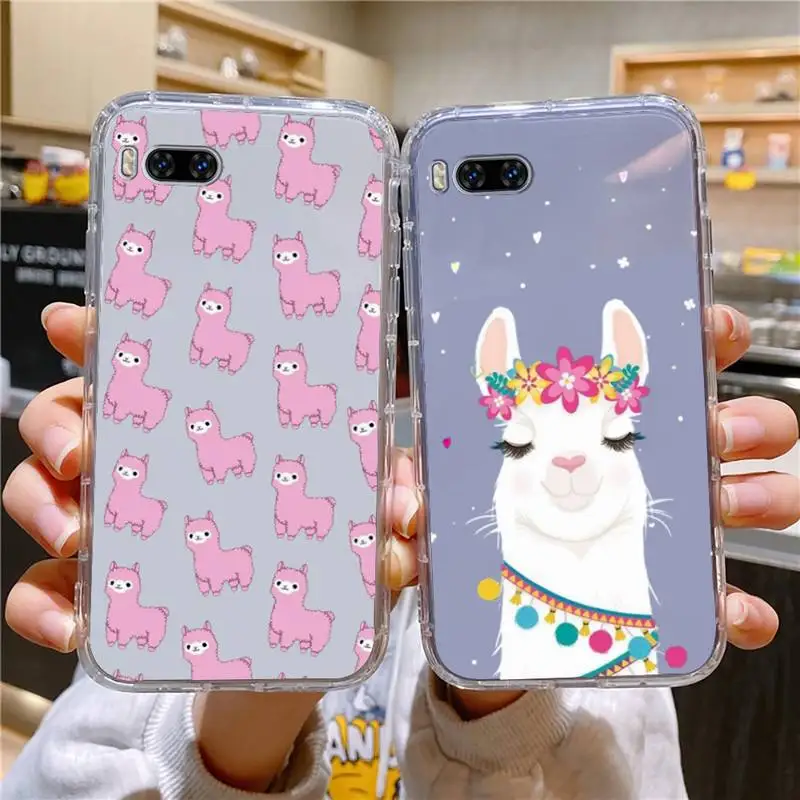 

Kawaii Cute Llama Alpaca Animals Cartoon Phone Case For Huawei Mate P10 P20 P30 P40 P50 Smart Z Honor 50 60 70 Pro Lite Case