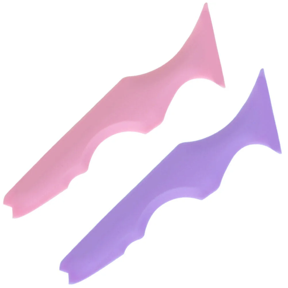 

2pcs Eyeliner Stencil Lipstick Makeup Tool Mascara Applicator Silicone Makeup Aid