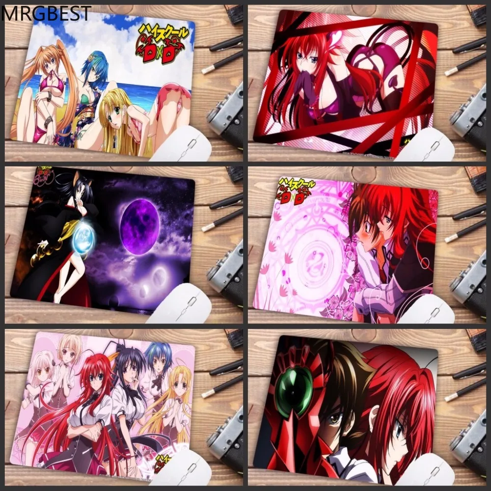 

MRGBEST Big Promotion Simple Design High School Dxd Speed Mousepad Hot Gaming Mouse Pad Anti-slip Computer Desk Mat 22X18CM