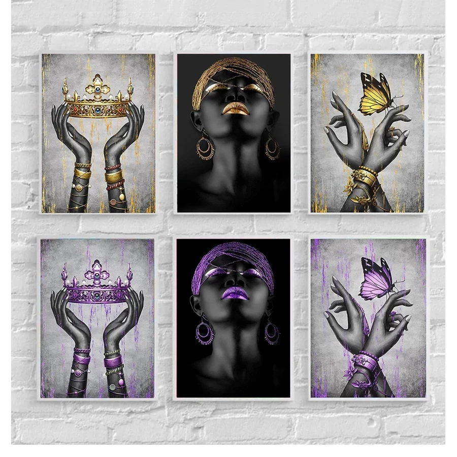 

5D алмазная живопись африканская абстрактная черная женщина полная Алмазная вышивка ручной работы DIY Вышивка крестиком Стразы домашний дек...