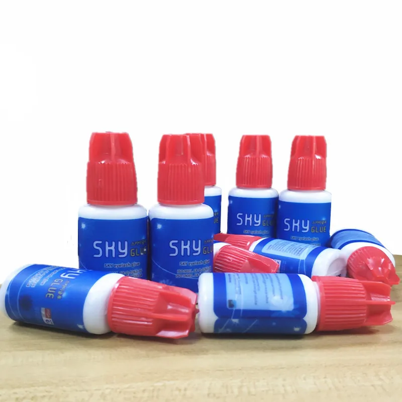 10Pcs Korea Sky lash extension Glue Fastest and Strongest Eyelash Extensions Glue Private Label False Eyelash Glue Wholesale