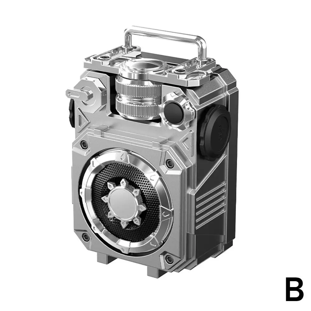 Мини-динамик Mecha Style Bluetooth портативный сабвуфер музыкальная карта крутой 360° °