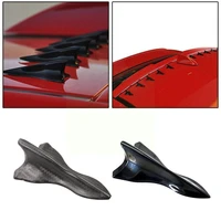 car antenna pointed sticky shark fin roof tail modification exterior auto decoration high part plastic body quality durable i2e4