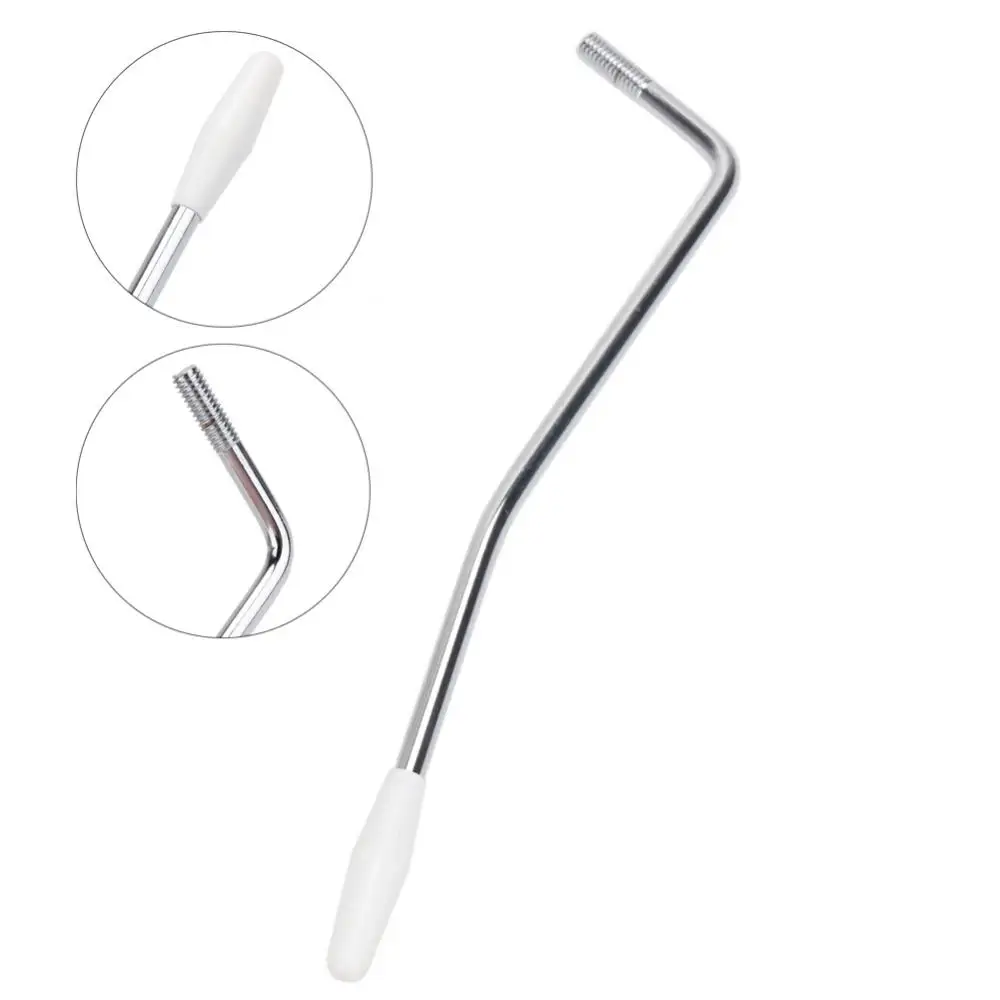 Плечо для гитары с черным/белым наконечником 5 мм/6 мм тремоло Whammy Bar ручка