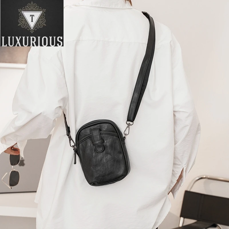 

Модная миниатюрная роскошная мужская сумка-мессенджер на плечо из искусственной кожи, мужской кошелек, сумки через плечо