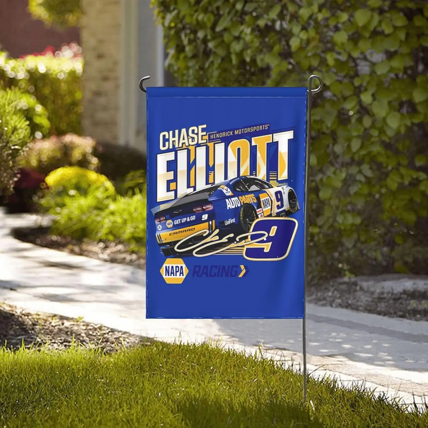 Садовый флаг Chase Elliott 9 двусторонняя печать декоративный двор баннер праздничная