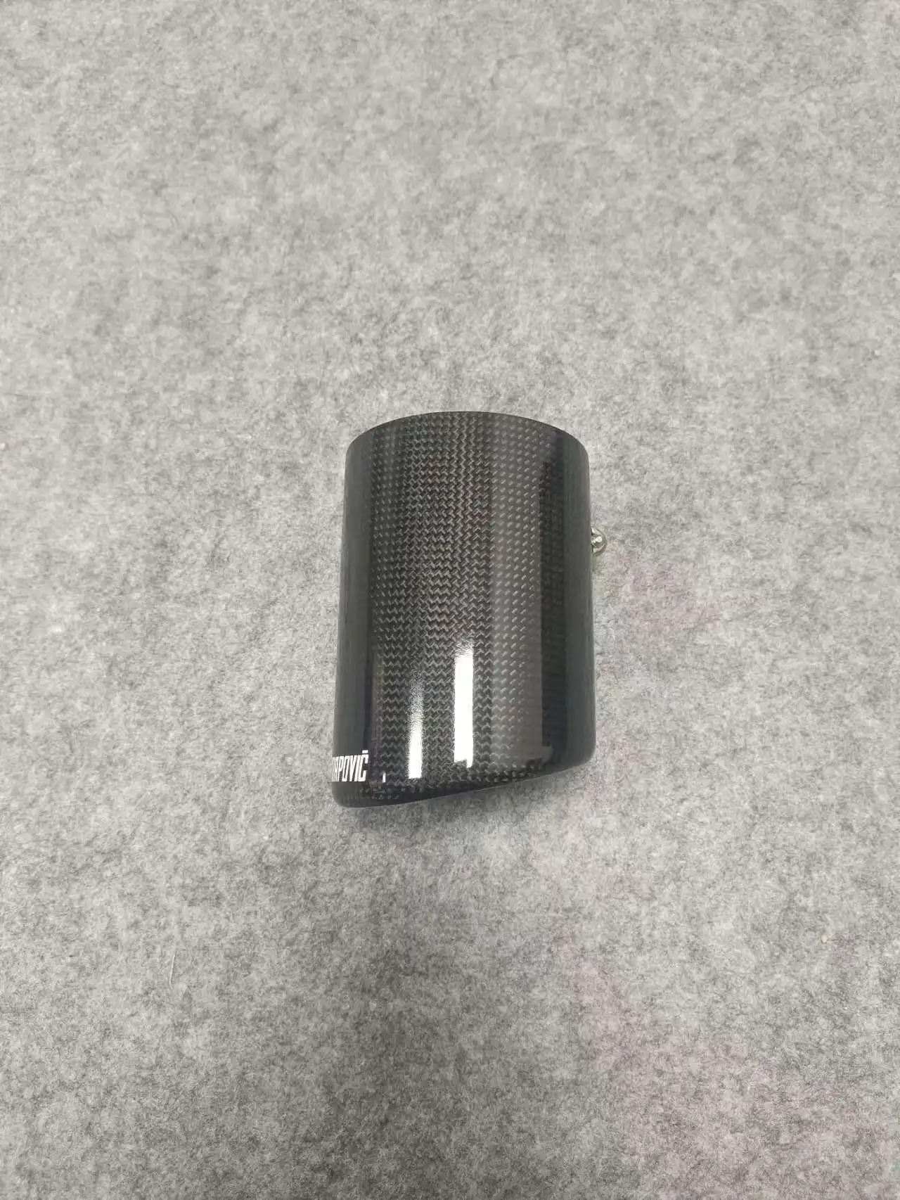 

Глянцевая черная крышка наконечника выхлопной системы 89 мм (76/89/101 мм) — универсальная защита глушителя из углеродного волокна с закрученными краями, 1 шт.