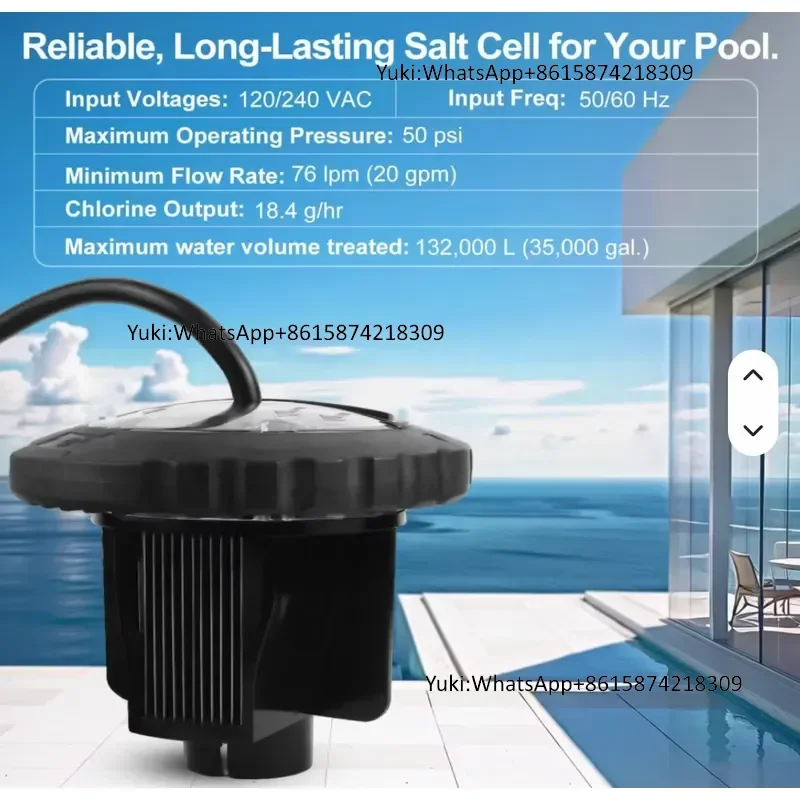 Комплект для замены солевой ячейки R0693900, совместимый с Jandy Pro Series TRUCLEAR11K TRUCLEAR11KU, Zhejiang, подходит для бассейнов объемом 35 000 галлонов (art.: 3920dc47ebb7f) - 3920dc47ebb7f
