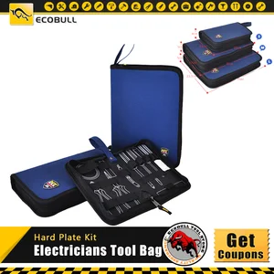 Профессиональные электрики сумка для инструментов жесткий набор инструментов сумка набор для хранения Водонепроницаемый Многофункциональный Оксфорд холст