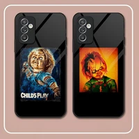 chucky good guys phone case tempered glass for samsung s22ultra s20 s21 s30 pro ultra plus s7edge s8 s9 s10e plus cover