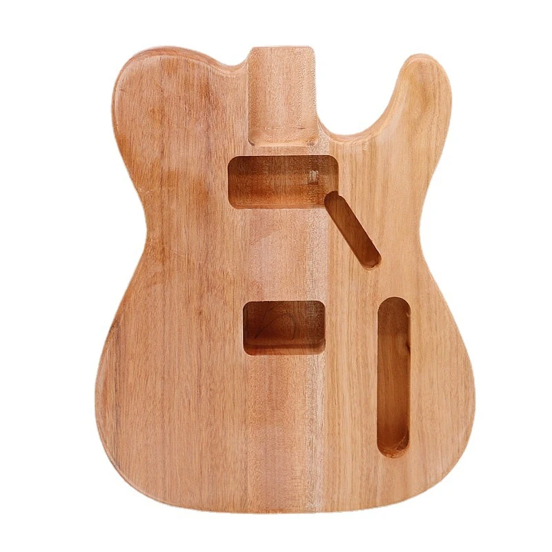 

A T-shaped Body Right Hand Aogu Wood Guitar Barrel DIY Modified Electric Guitar Body Musical Instrument Accessories