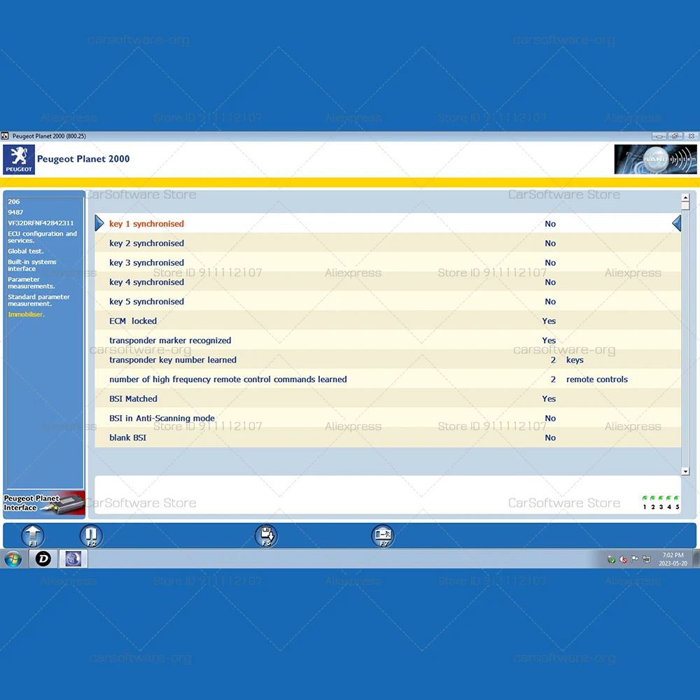 Фото PP2000 Диагностическое программное обеспечение Peugeo/t Planet Office V1.9.12 Lexi-a Office V1.4.13 Инструмент для ремонта диагностики Схема электрической проводки №4