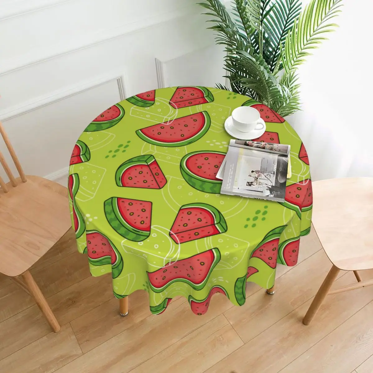

Tablecloth Polyester Round Table Cloth Nordic Table Cover for Home Party Decoration