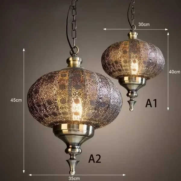 

Подвесной светильник марокканский железный