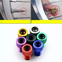 automobile accessories 10pcs aluminum alloy presta valve to schrader valve converter bicycle bike valve adapter bicycle tube pum