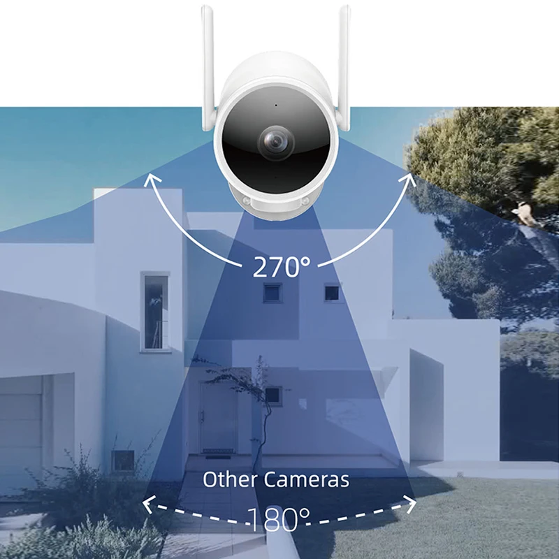 Цена Ip-камера Imilab EC3 уличная, 2K, ночное видение, Wi-Fi, 4 шт.