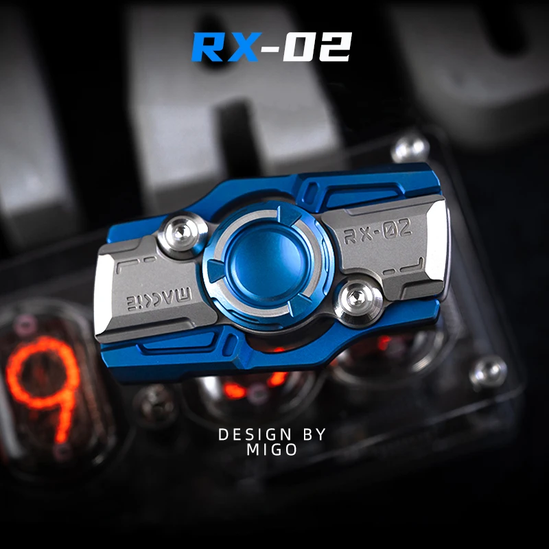 MACKIE RX02 RX02 Greedy 2nd Generation Slider Fingertip Gyro Adult Decompression Toy Edc High-speed Rotation
