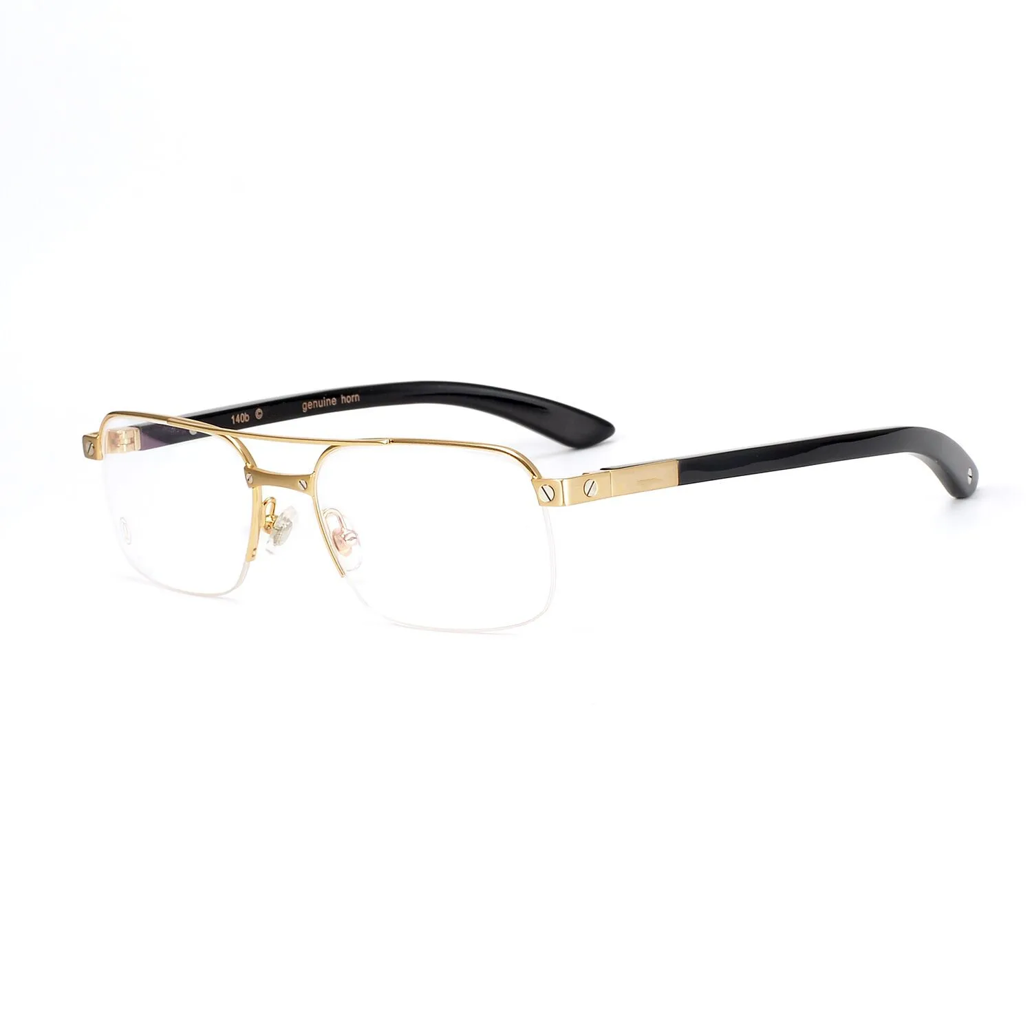 

Men's Prescription Glasses Handcrafted Ox Horn Production Fashionable Business Black Myopia Reading Eye Frame