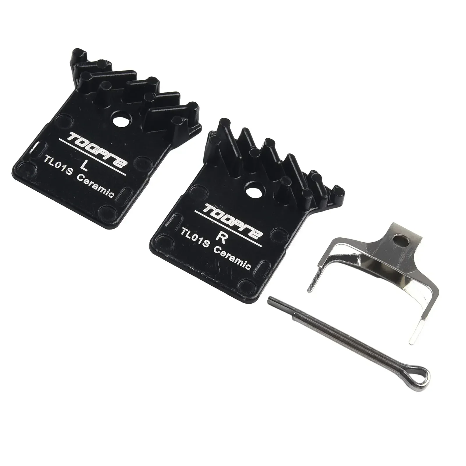 Практичные колодки дискового тормоза черные велосипедные детали алюминий +