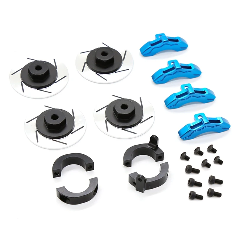 

4Pcs 12Mm Wheel Hex Adapter Brake Disc Caliper For Tamiya CC02 CC-02 1/10 RC Crawler Car Upgrade Parts