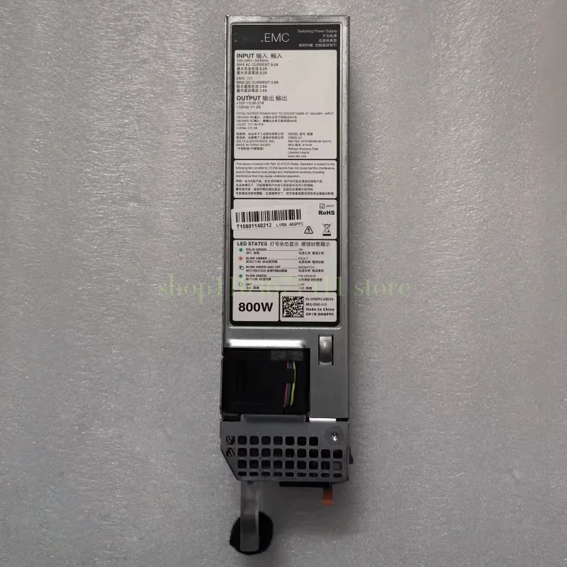 Блок питания MGPPC D800E-S0 для Dell 800 Вт