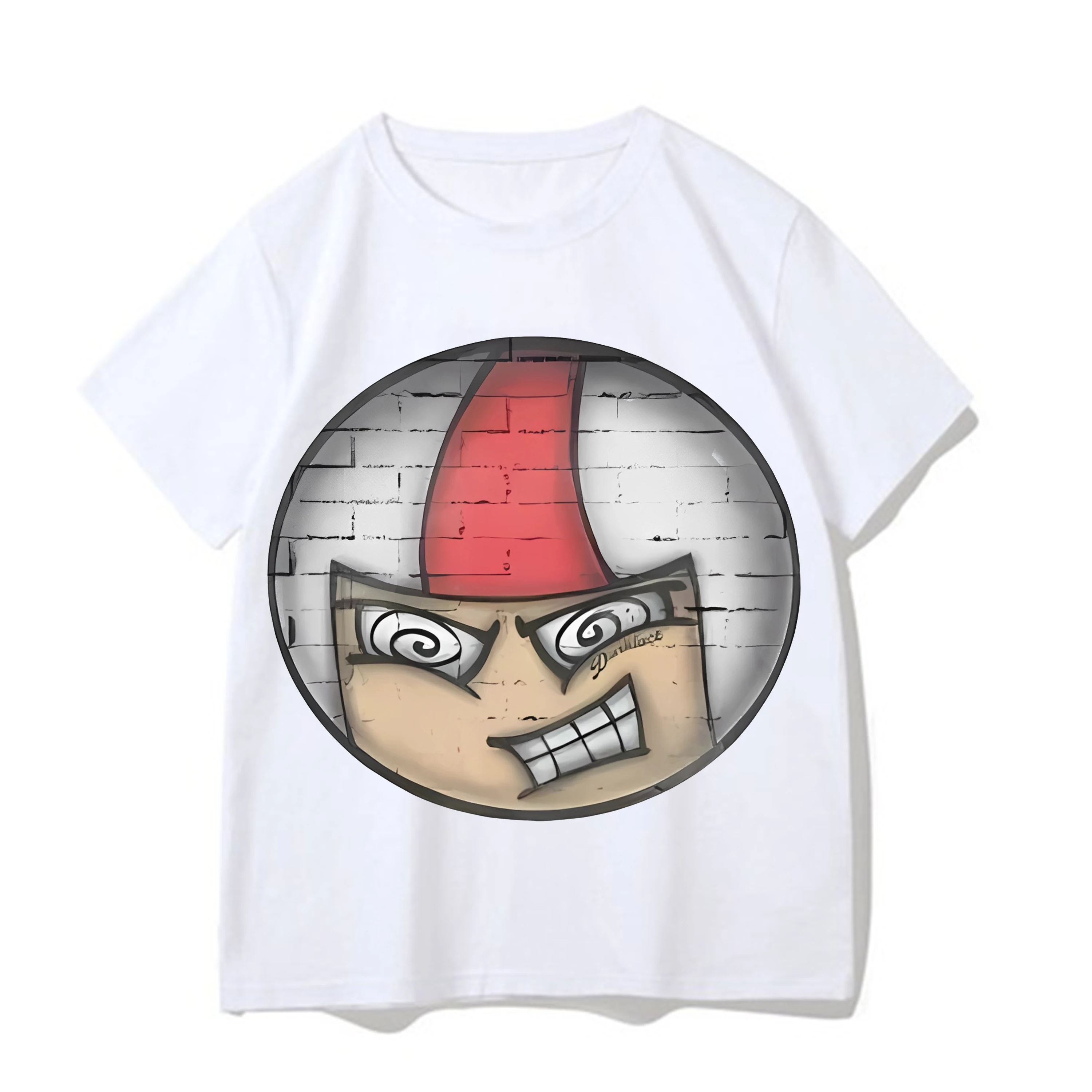 Лето 2023 новая футболка с мультяшным рисунком в стиле хип-хоп Harajuku Fengge Fengte мужская