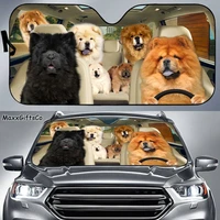 chow chow car sun shade chow chow windshield dogs family sunshade chow chow car accessories chow chow lovers gifts dog sun