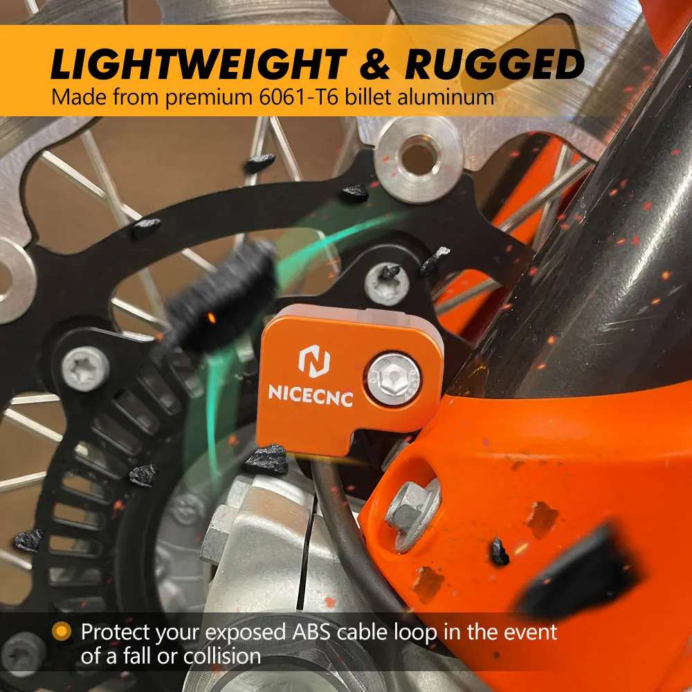 Защитная крышка датчика переднего колеса мотоцикла ABS для Husqvarna 701 Supermoto Enduro KTM 690 R