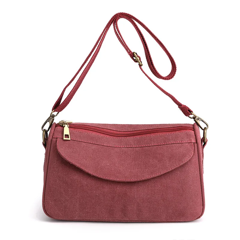 

Новая трендовая Холщовая Сумка для женщин, простая легкая дамская сумочка на одно плечо, удобный мессенджер, маленький саквояж для женщин