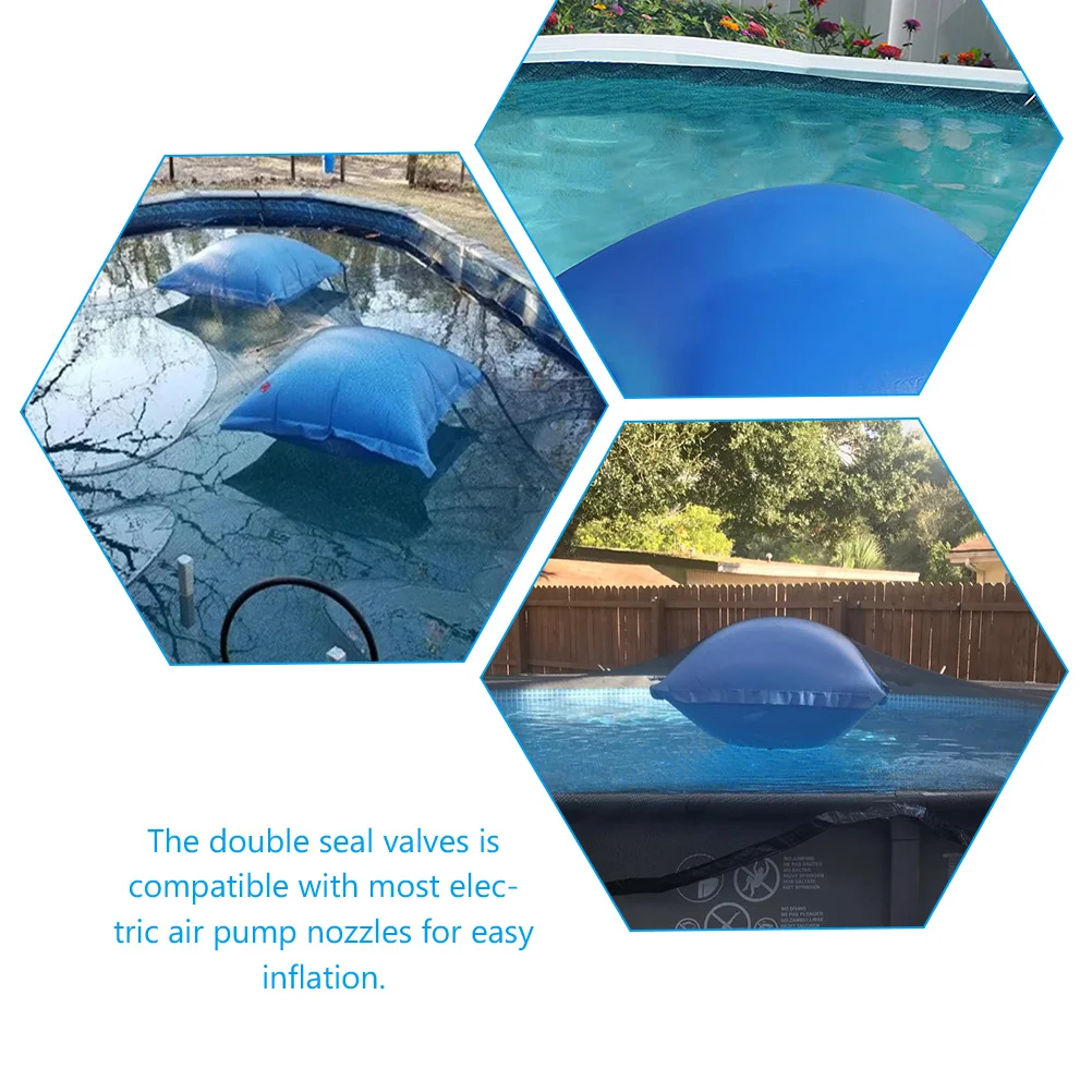 Pool Pillows for above Ground Pools Swimming Inflatable Recliner Cushion Lona Para Tapar Piscina Pvc Baby