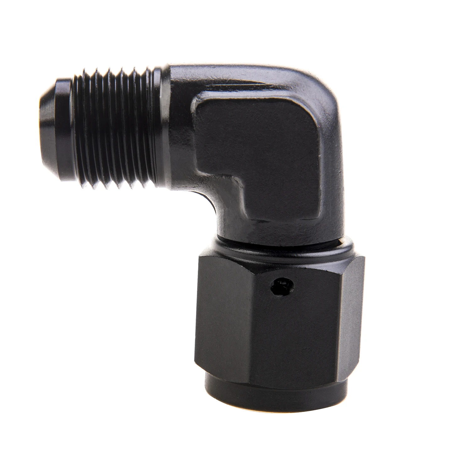 Universal 90 Degree Female AN6 8 10 Swivel Adaptors To Male Oil Fuel Fitting Anodized Aluminum Adapter
