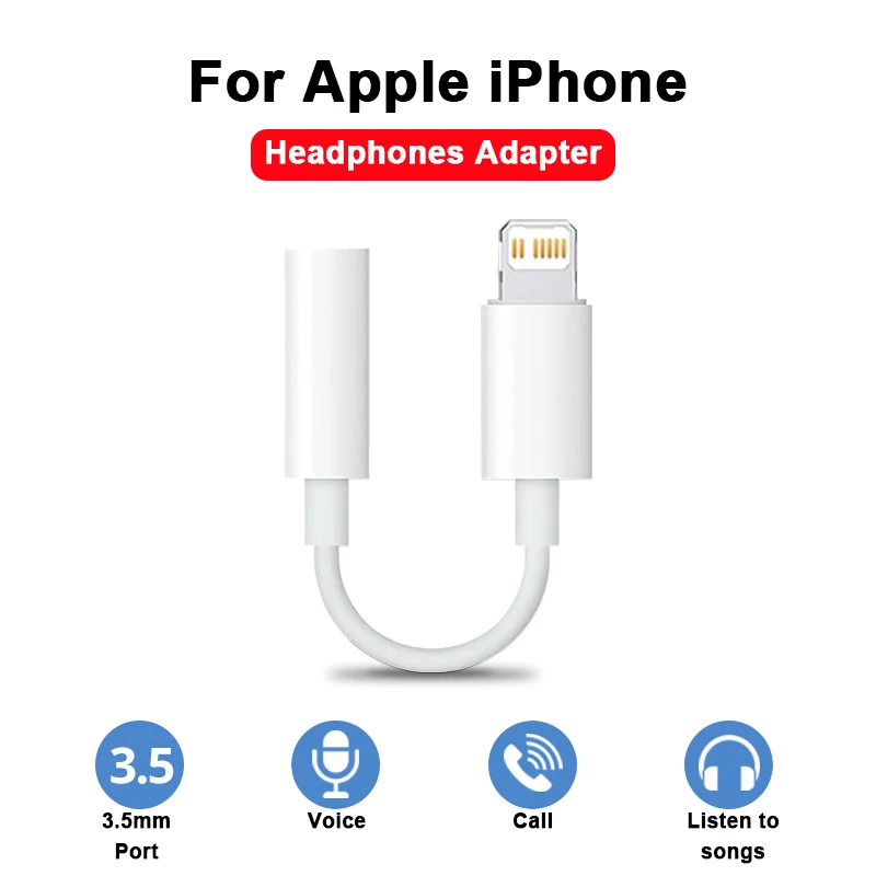 Адаптер для iPhone Apple с Hi-Fi Lightning 3 5 мм AUX-кабель-разветвитель аудиовыхода