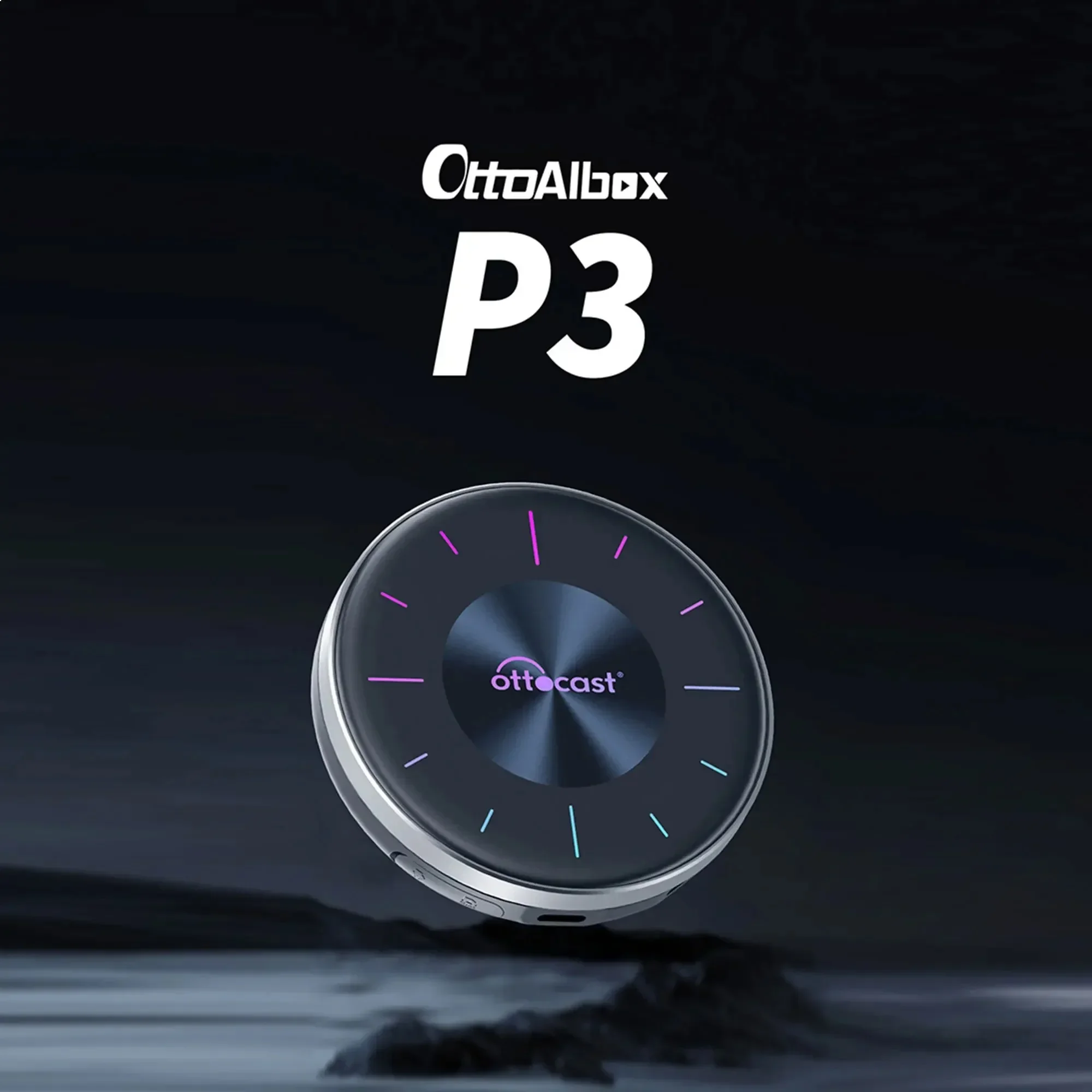 OTTOCAST PICASOU 3 CarPlay AI Box Беспроводная Android Auto TV Box