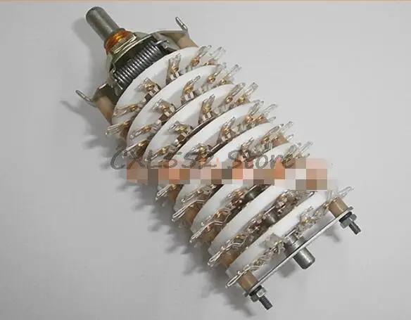 

1 шт. керамический канальный поворотный переключатель 8P11T 8-полюсный 11-позиционный 8-уровневый KCZ