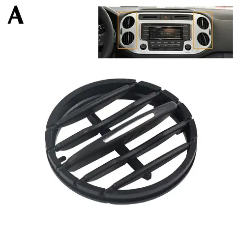 Крышка на вентиляционное отверстие для Volkswagen Tiguan 2010-2017, вентиляционные отверстия в салоне автомобиля, решетка, кондиционер автомобиля, складной аксессуар