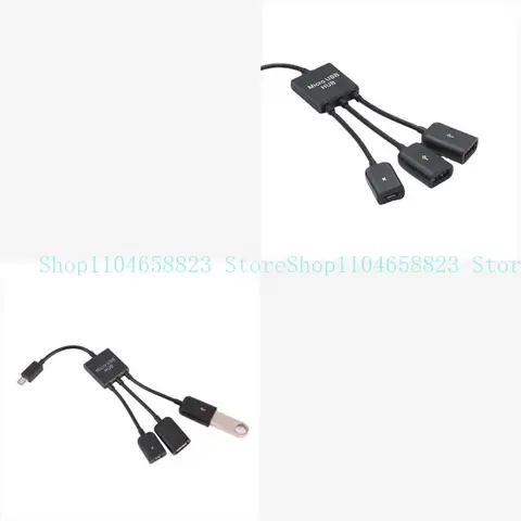 USB 2.0 концентратор Micro-USB 3 порта