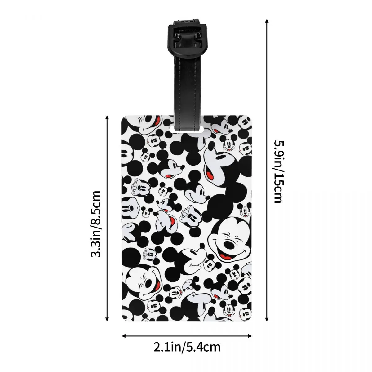 Индивидуальная бирка для багажа с Микки Маусом чемоданов