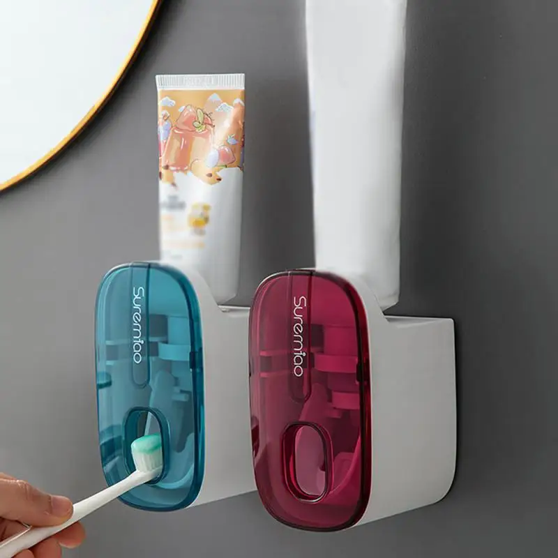 

Automatic Toothpaste Squeezer Quantitative Extrusion Toothpaste Holder Punch-free Toothpaste Squeezer Convenient Cleaning