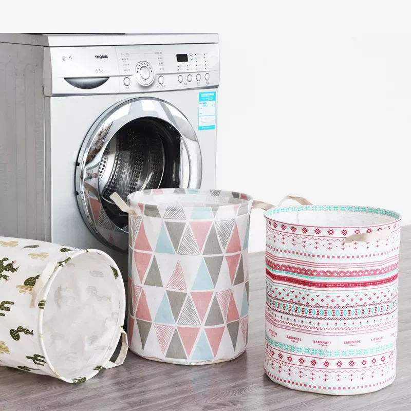 

Clothing Laundry Basket Bag Folding Laundry Basket Large Capacity Clothes Storage Bag Children Toy Storage Bucket Waterproof