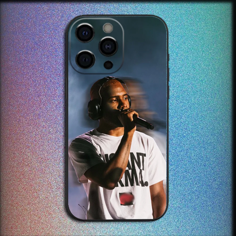 Фото Чехол для телефона F-Frank Singer Ocean для iPhone 16,15,14,13,12,11,Pro,X,XS,Max,XR,Plus,Mini Soft Black Cover №3