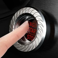 auto motor start stop knop cover auto contactslot draaibare bescherming cap interieur decoratie accessoire decor sticker
