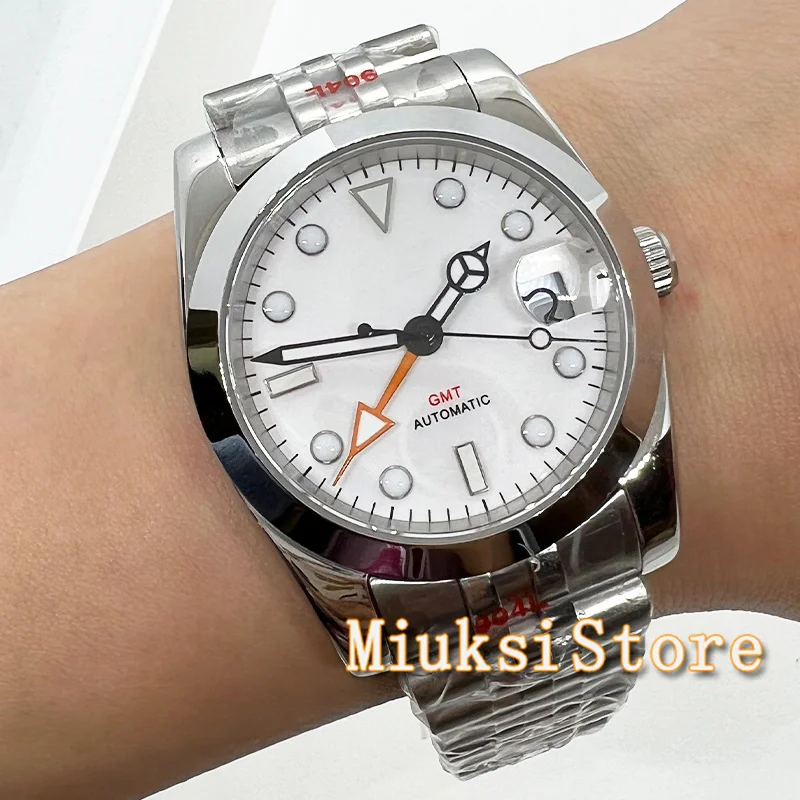 Часы GMT Mingzhu3804 36 мм/39 мм автоматические мужские наручные часы