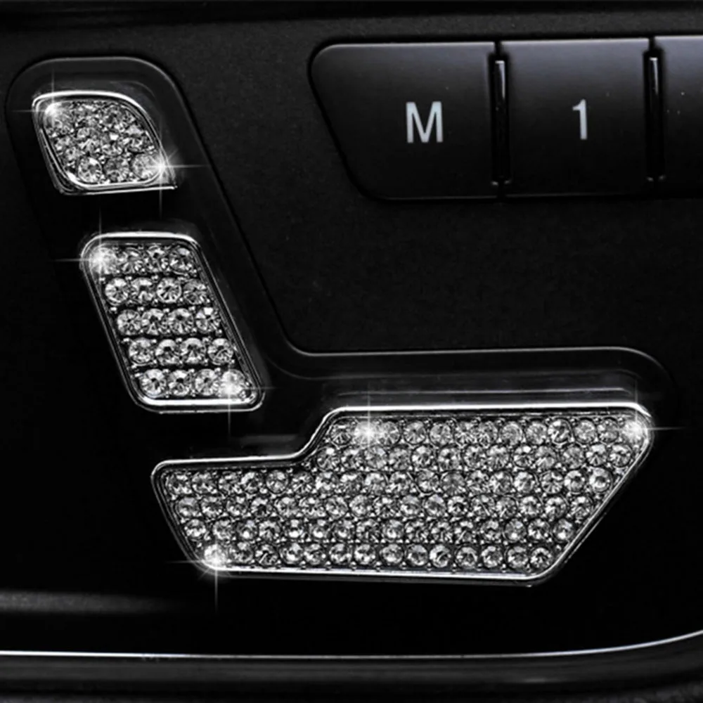 

Car Door Seat Adjust Button Diamond Cover Trim For Mercedes Benz B C E ML GL CLS CLA GLK GLA Class W246 W204 W212 X166 X204 X156