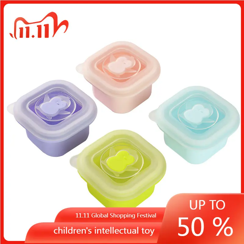 

BPA Free Baby Food Storage Containers Fruit Milk Powder Container Kids Snack Box Portable Food Freezer Fresh Cup 60ml