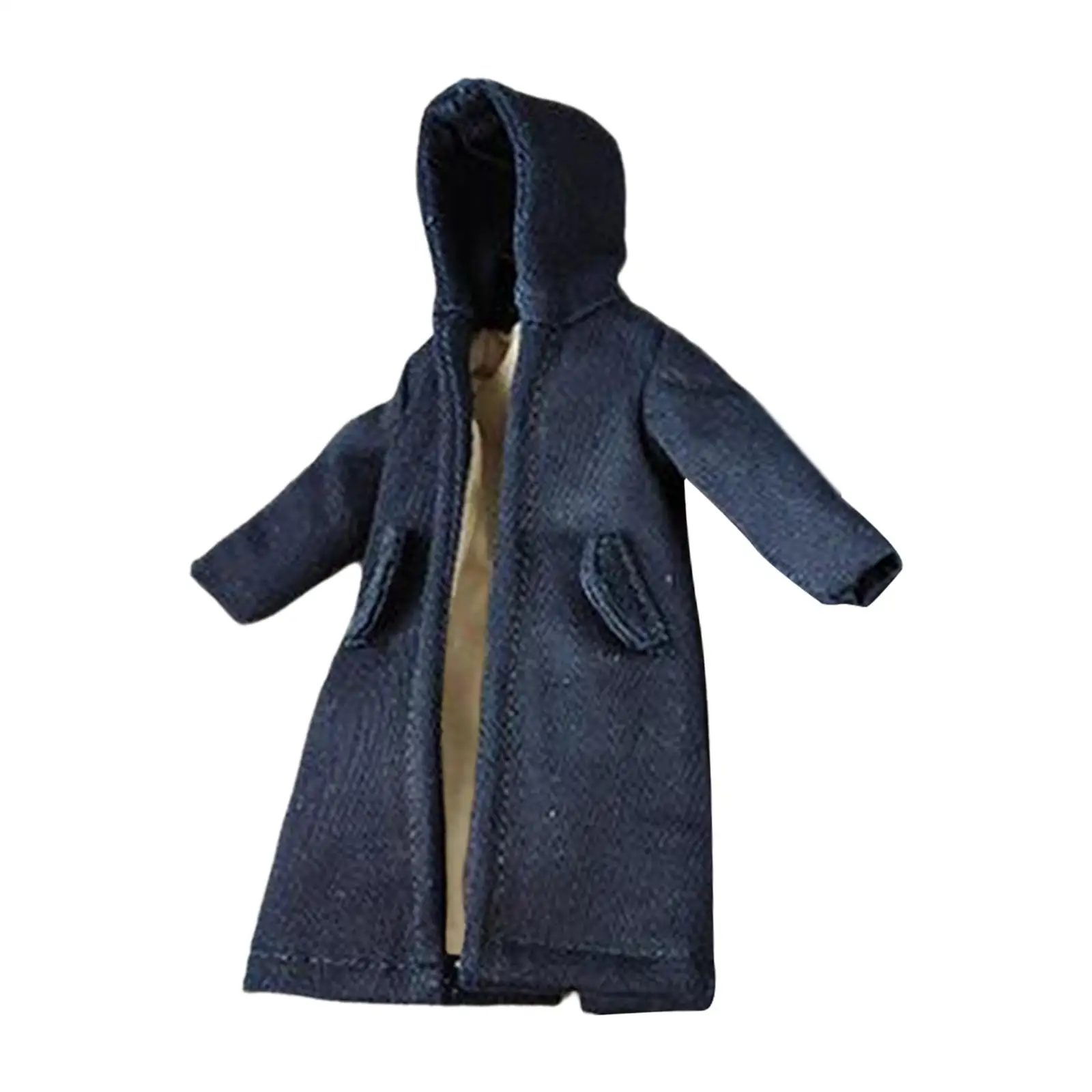 

1/6 Scale Figure Doll Hoodie Trench Coat for 12'' inch Soldier Figures Body