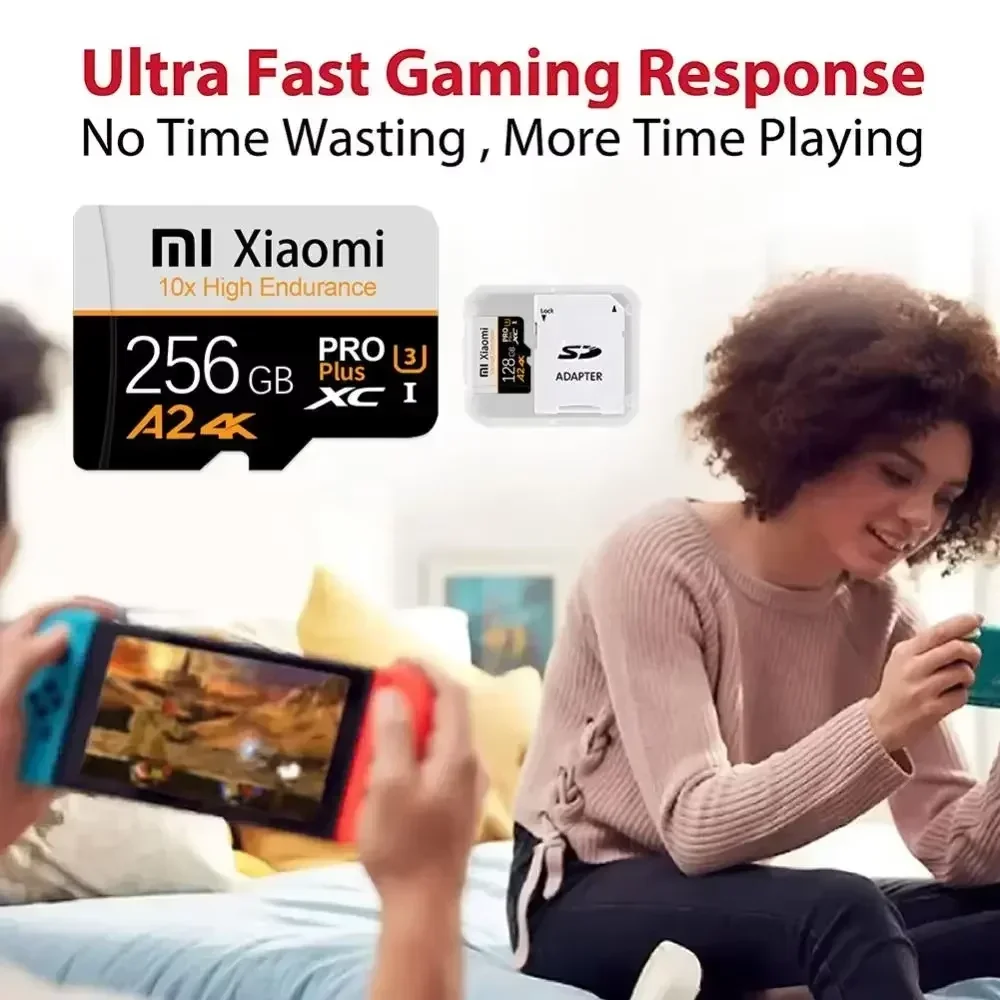 Фото Высокоскоростные карты памяти Xiaomi TF 2 ТБ, SD-карты, Micro TF SD 512 ГБ, 256 ГБ, 128 ГБ, 4K для Mac / камеры / игр / Android №2